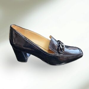 COPY - Naturalizer Womens Size 9 Wynrie Heel Patent Slip On Dressy Block Heels …